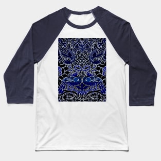 William Morris Peacock And Dragon Baseball T-Shirt